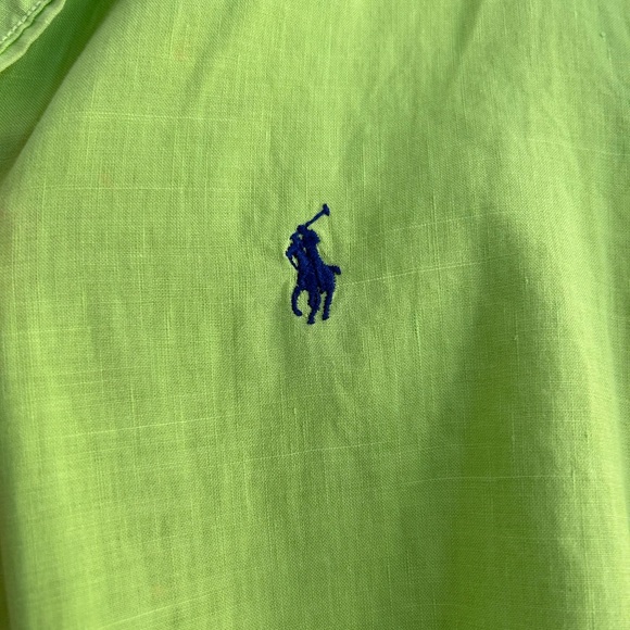 VTG Ralph Lauren green button down - Picture 5 of 5